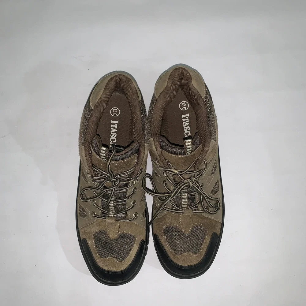 Itasca Lakewood Shoes Mens Size 13 Brown Suede Hiking Trail Sneakers Outdoor
